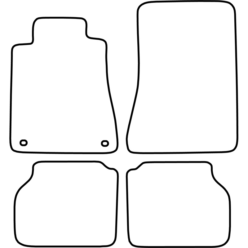 Automatten  Mercedes S Klasse W140 1991-1998
