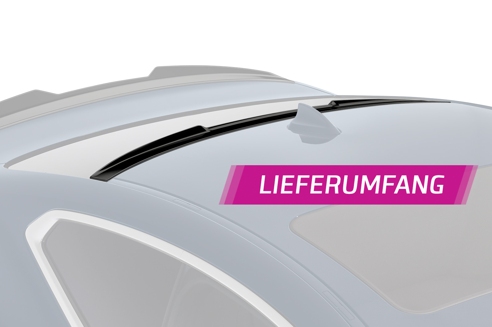Spoiler BMW 4er G22 / G82 Coupe CSR Glans Zwart