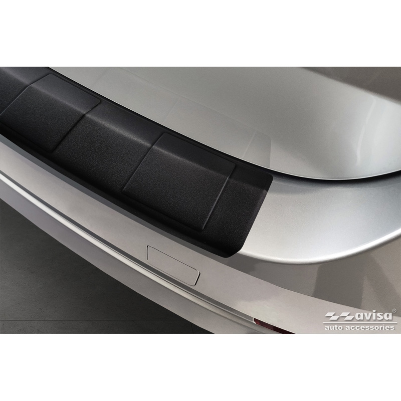 Matzwart RVS Achterbumperprotector  Skoda Octavia Combi (NX5) incl. RS 2020-2024 & FL 2024- 'Ribs'