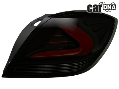 Taillights led Opel Astra H GTC 05-10 black/Smoke