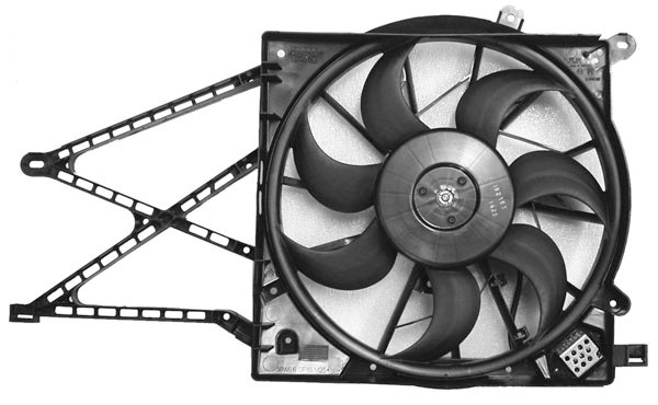 Radiator FAN ASTRA G 97-04 BENZINE -/+AC