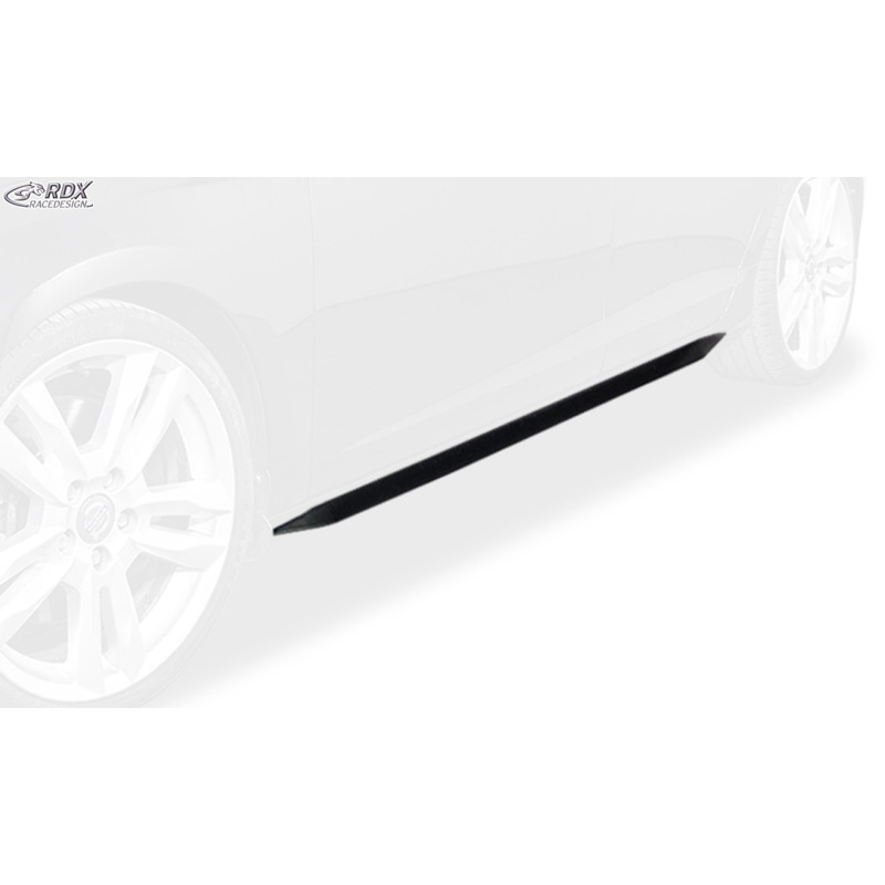 Side skirts 'Slim'  Volvo V60/S60 2010-2013 (ABS glossy black)