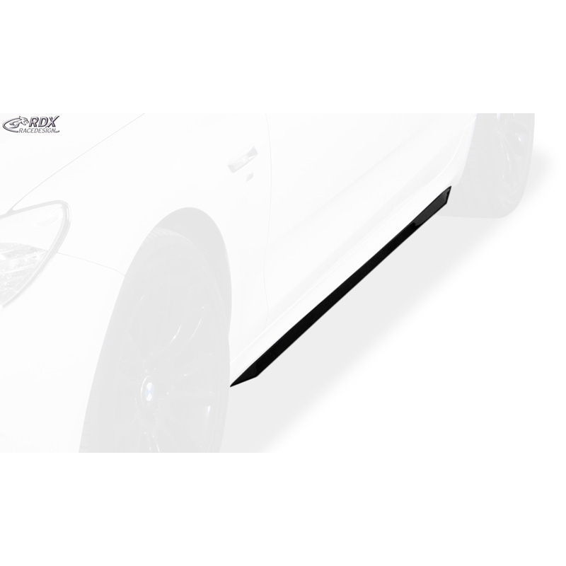 Side skirts 'Slim'  BMW 5-Series F07 GT 2009- (ABS glossy black)