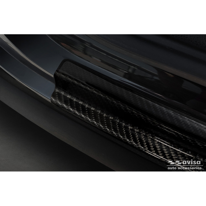 Echt 3D Carbon Achterbumperprotector  Mercedes EQC (N293) 2019-