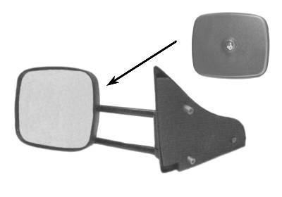spiegel, Combo, vlak glas, links, 1995-Opel Corsa B, 1993-2000