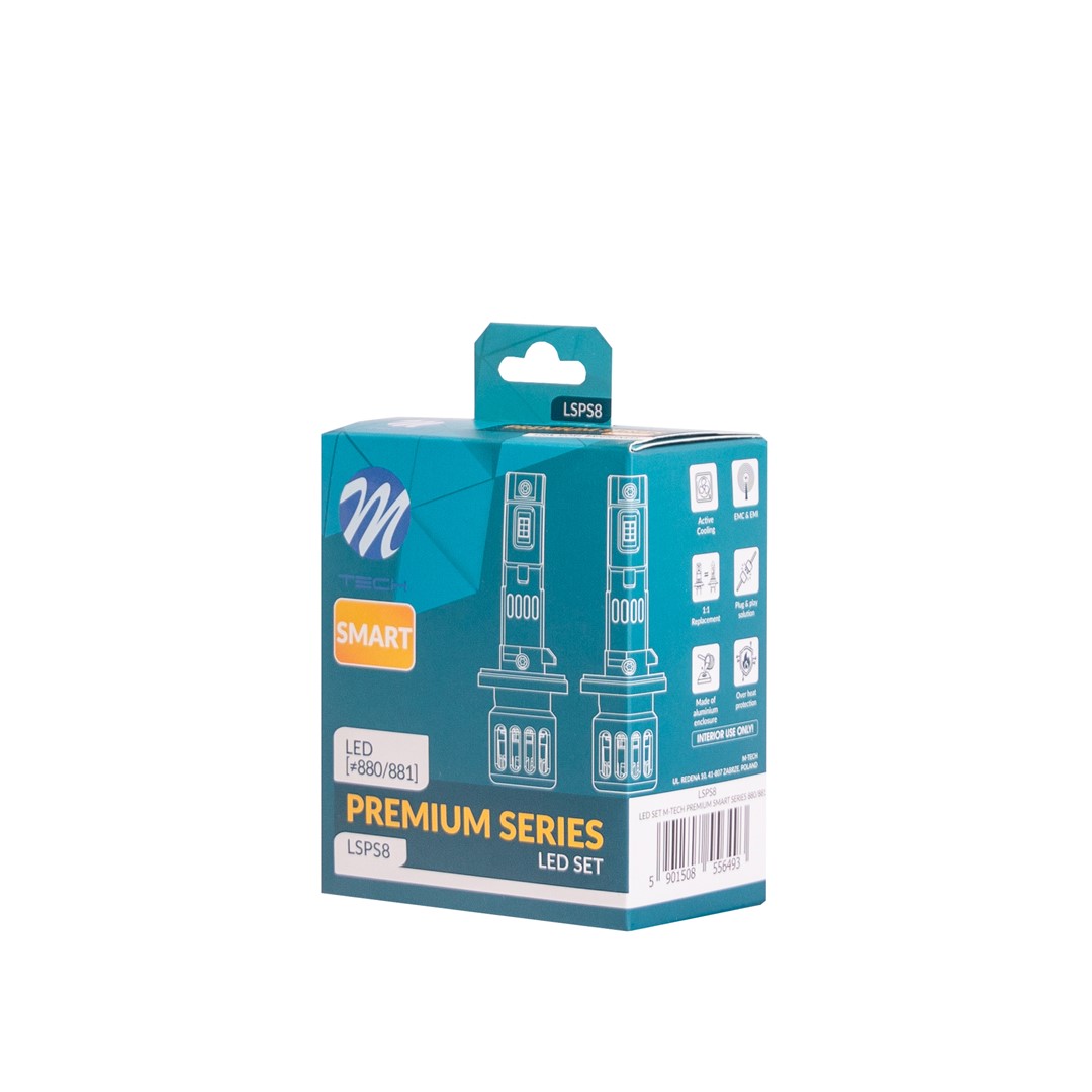 880/881 LED Lamps M-TECH Premium Smart Series Canbus
