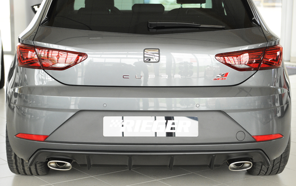 Achterbumper Diffusor Rieger Seat Leon Cupra 5F 17-..