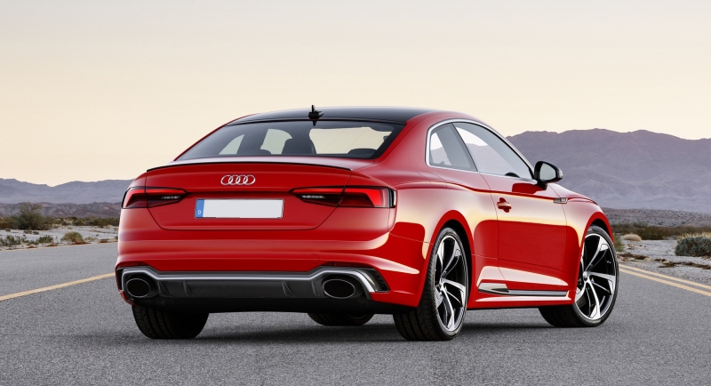 Achterbumper Audi A5 5F 16-19 RS5 Look incl. sierstukken