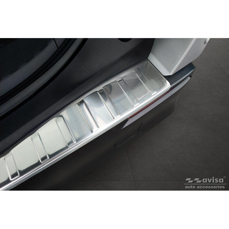 Stainless Steel Rear bumper protector  Toyota bZ4X 2021- & Subaru Solterra 2022- 'Ribs'