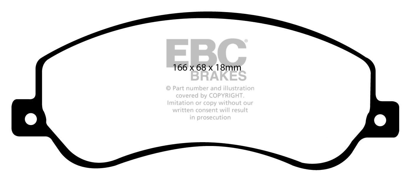 EBC Brakes FORD BEDRIJFSWAGEN Transit 430 (3500kg +) 2006-.. Rem