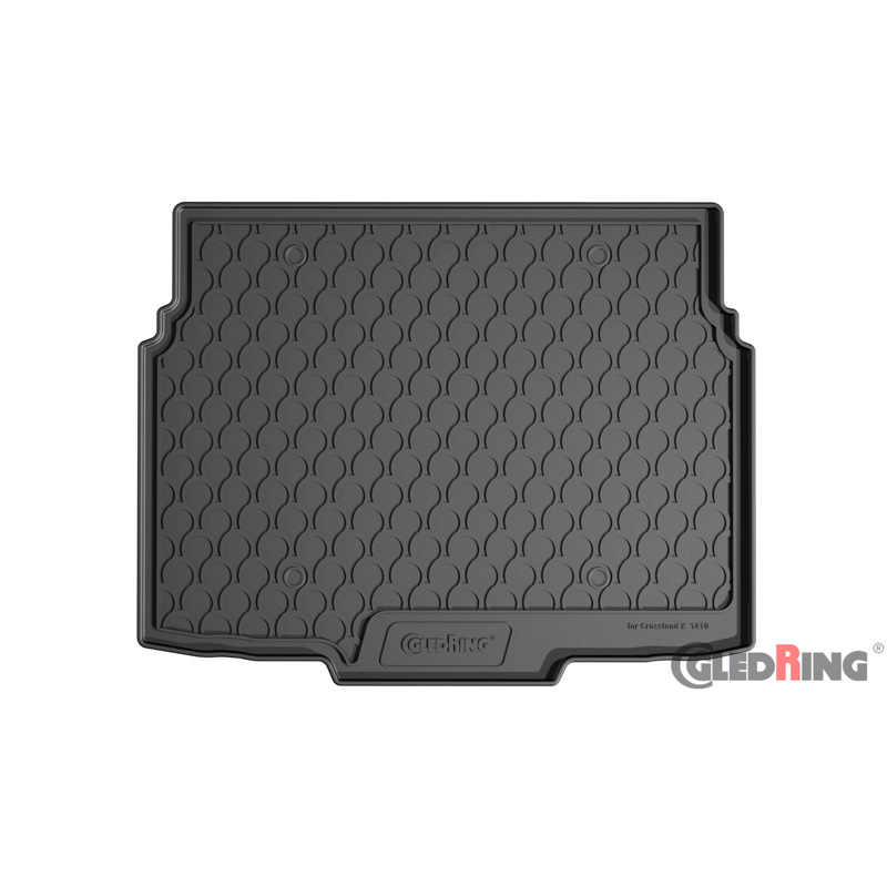 Rubbasol (Rubber) Trunk mat  Opel Crossland X 2017- (Lower floor)