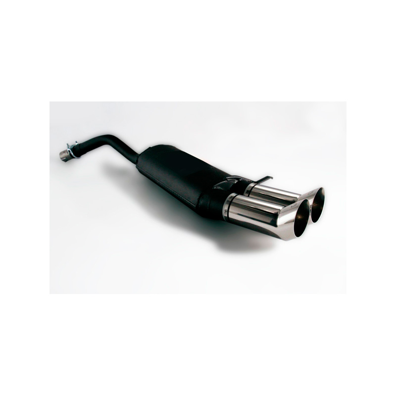 Sport exhaust  Skoda Felicia HB 1.3 40/43/50kW/1.6 55kW/1.9D 47kW 1994-2001 2x 80mm DTM