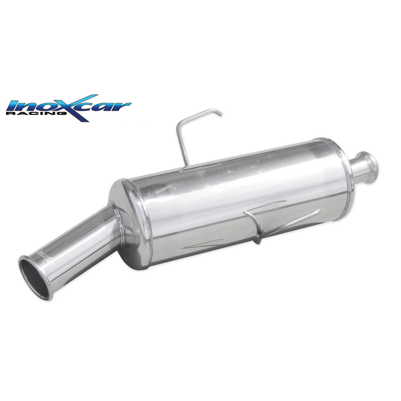 100% Inox Sport Exhaust  Citroën Saxo 1.6 16v VTS 118hp 1999- 1x76mm Retro Style