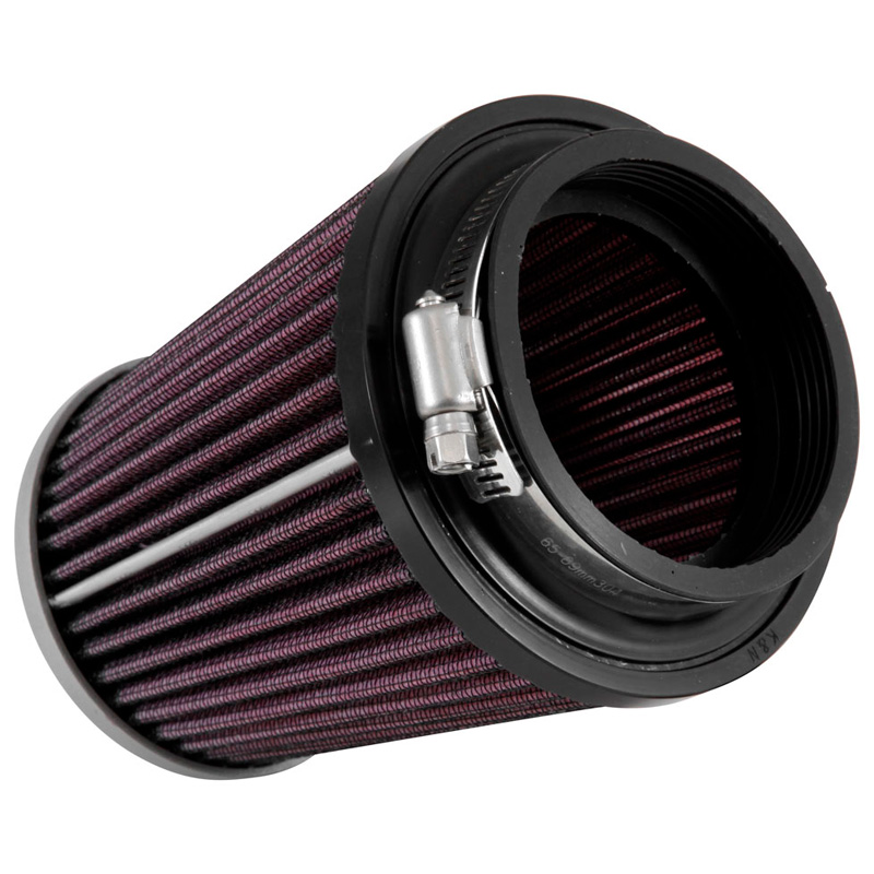 K&N Universal Rubber Air Filter - 76mm flange, 113mm base, 89mm top, 133mm height (RE-5287)