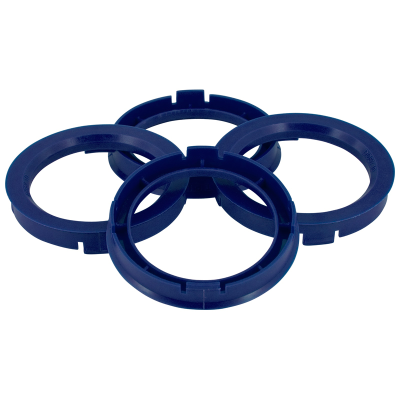 Set TPI Centreerringen - 69.1->56.6mm - Reflex Blauw