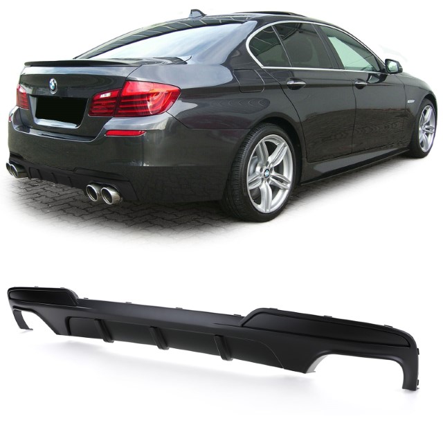 Achterdiffusor BMW F10 M5 Duplex uitlaat uitsparing M-Pakket