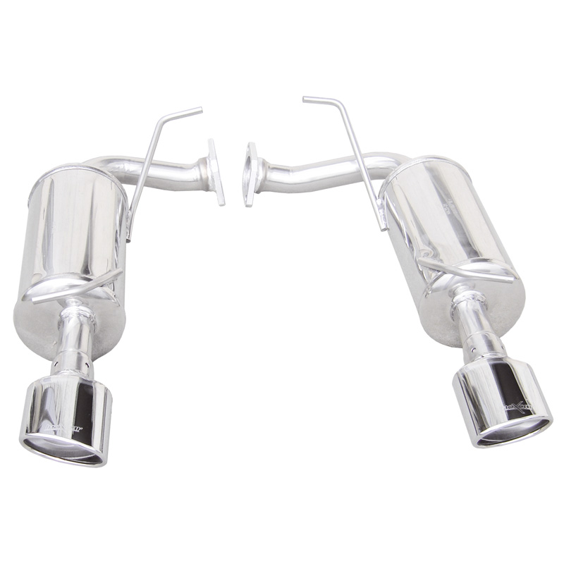 100% Inox Double Sport Exhaust  Mazda 6 2.3 Turbo 16V 260hp 2005- 1x120x80mm Oblique
