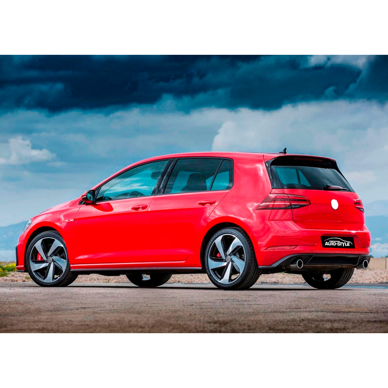 Side skirts  Volkswagen Golf VII Facelift 2017- 'GTi-Look' (PP)