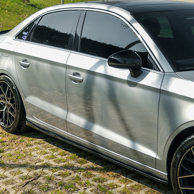 Oneway Complete body kit  Audi A3 (8V) Sedan Facelift 2016-2020 (double exhaust L/R) - Gloss black