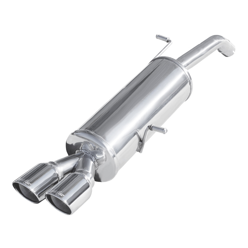 100% Inox Sport Exhaust  Citroën DS3 1.6i 16V Turbo 155hp 2010-Ø 50 2x80mm X-Race