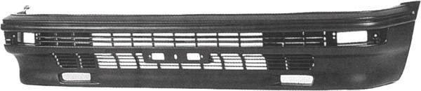 VoorBumper COROLLA, 87-92 ZWART
