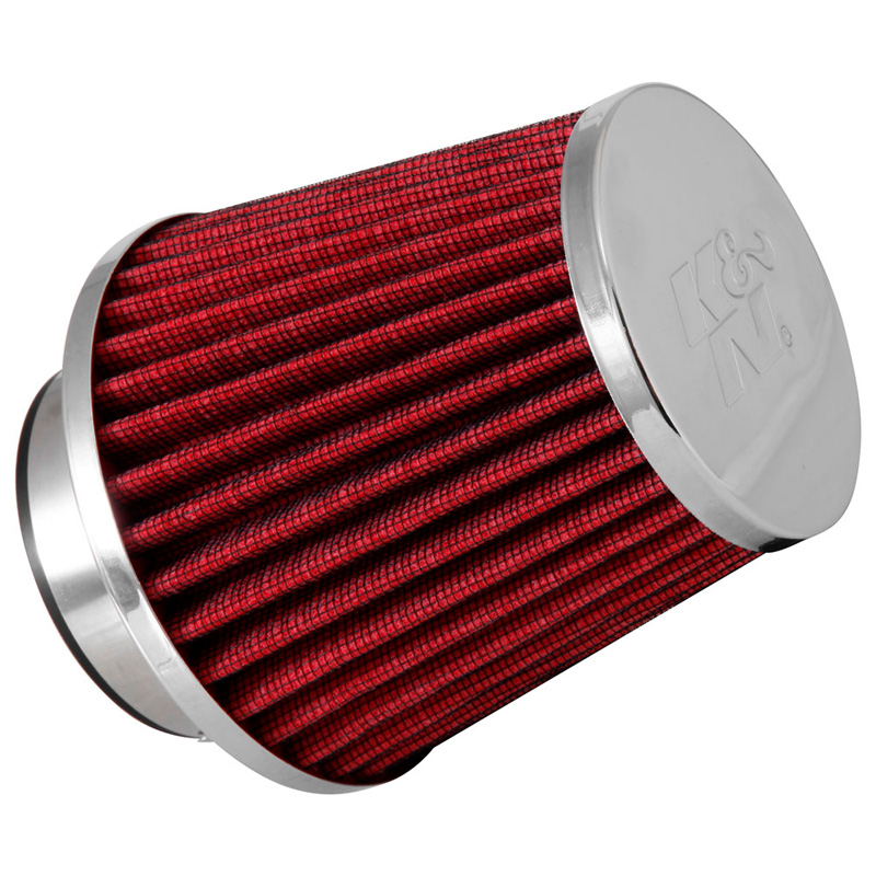 K&N RG-Serie Universal air-Filter with 3 Installation diameters - Length 114mm - Red (RG-1003RD-L)
