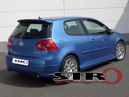 Achterbumper Diffusor VW Golf V STRO-Design ABS (voor duplex syste