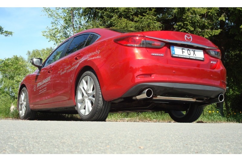Einddemper Mazda 6 2,2d Duplex 1x100 rond