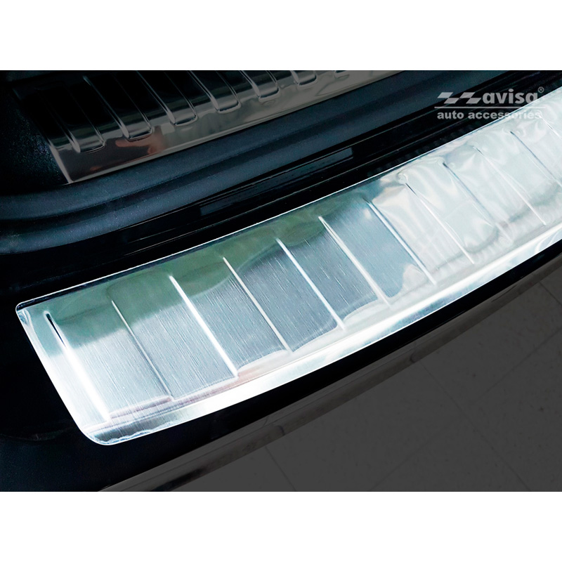 Stainless Steel Rear bumper protector  Audi A6 (C8) Avant 2018-2023 & Facelift 2023- 'Ribs' incl. S-Line & Allroad