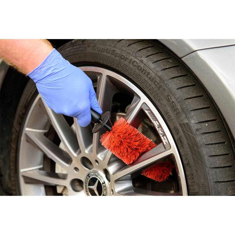 Wheel Brush with Anti-Scratch Coating