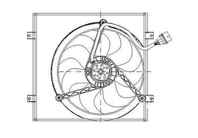 ventilator, 1.4/1.6 VW Polo, 2001-2005