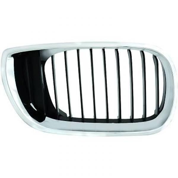 Grill links BMW E46 01.05 met Chroom RAND