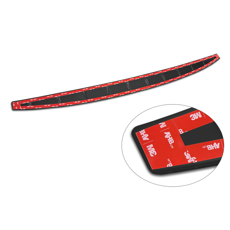 Black Stainless Steel Rear bumper protector  Volvo EX30 2023- 'Ribs'