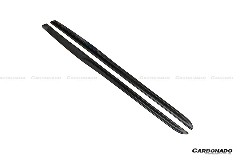 Mercedes Benz C-Class W205 Coupe PS Style Carbon Zijskirts 2015-2021
