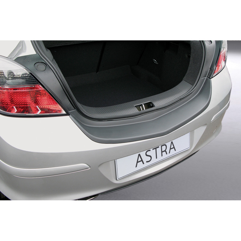 ABS Achterbumper beschermlijst  Opel Astra H 3 deurs excl. VXR/GSi/OPC Zwart