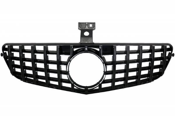 Grill Mercedes C-klasse W204 S204 GT Look Panamericanan Glans Zwart