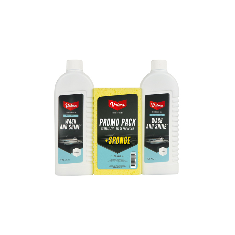 Valma S05G 2x 500ml Wash&Shine + Sponge