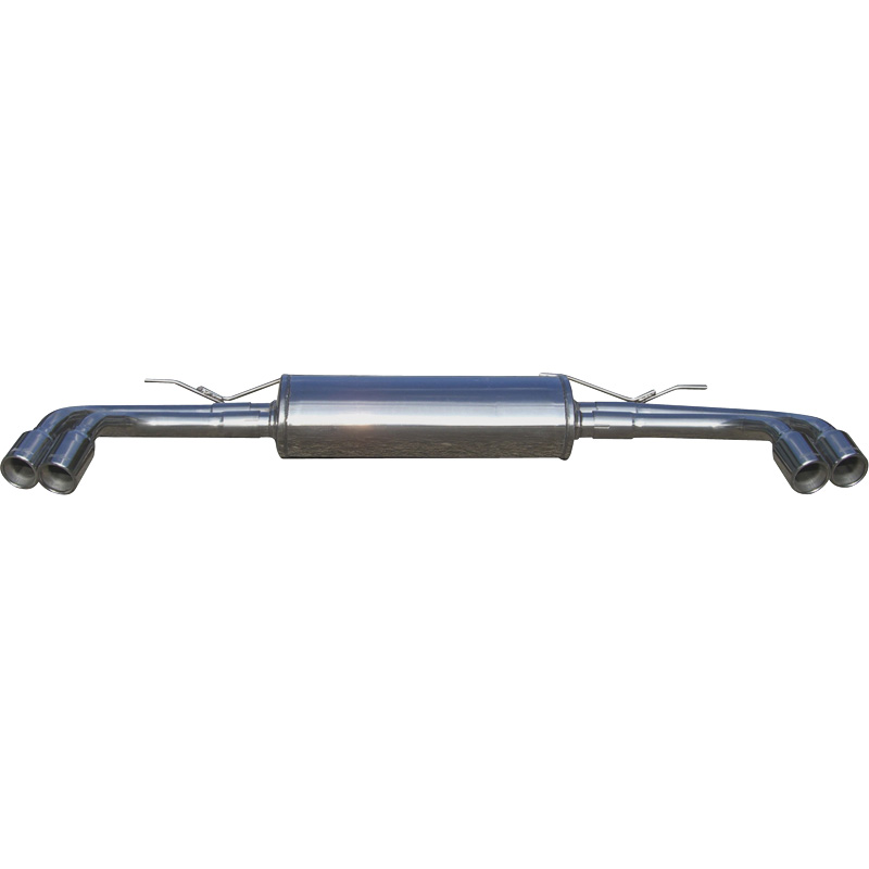 100% Inox Double Sport Exhaust  BMW X5 E70 3.0D (235HP) 2007- Left/Right 2x80mm
