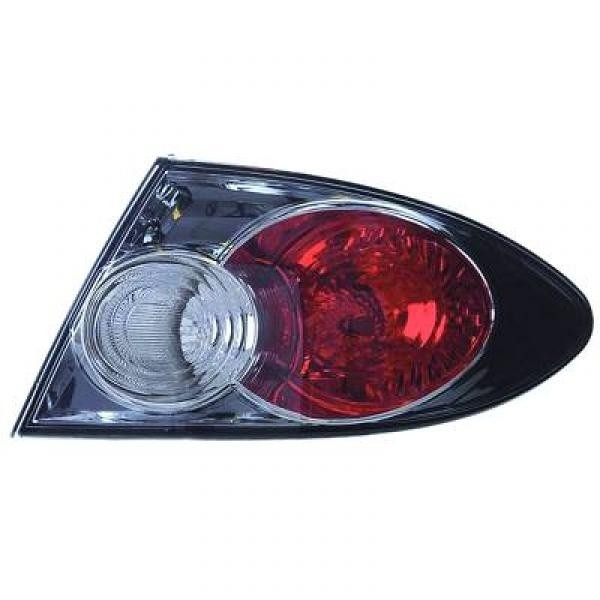 Achterlicht links Mazda 6 05-07 BUITEN/Chroom
