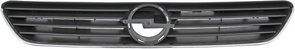 Radiator Grill ASTRA G 97-04 ZWART/Chroom