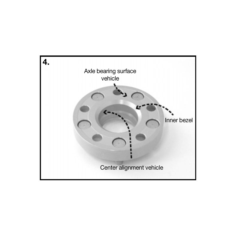 H&R Wheel Spacers 53mm 5x130 - Hub 71,6mm - Bolt size M14x1,5 -  Porsche