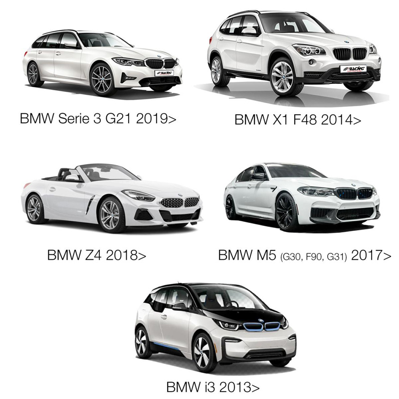 Simoni Racing Aluminium-Spurverbreiterungssatz - 2x15mm(VA) - 2x18mm(HA) (Mittenzentrierung 66,6mm) mit Radschrauben - passend für BMW Diverse