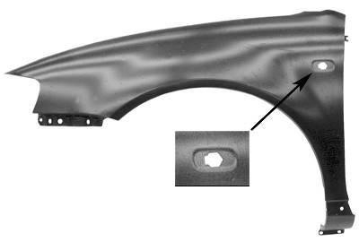 spatbord, links, 10/2000-Audi A3, 1996-2003