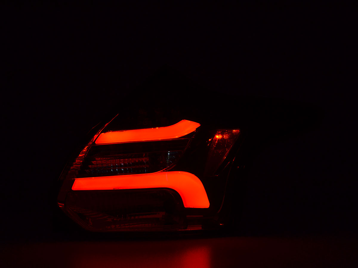 Achterlichten Ford Focus III 11-14 LED Dynamic Rood