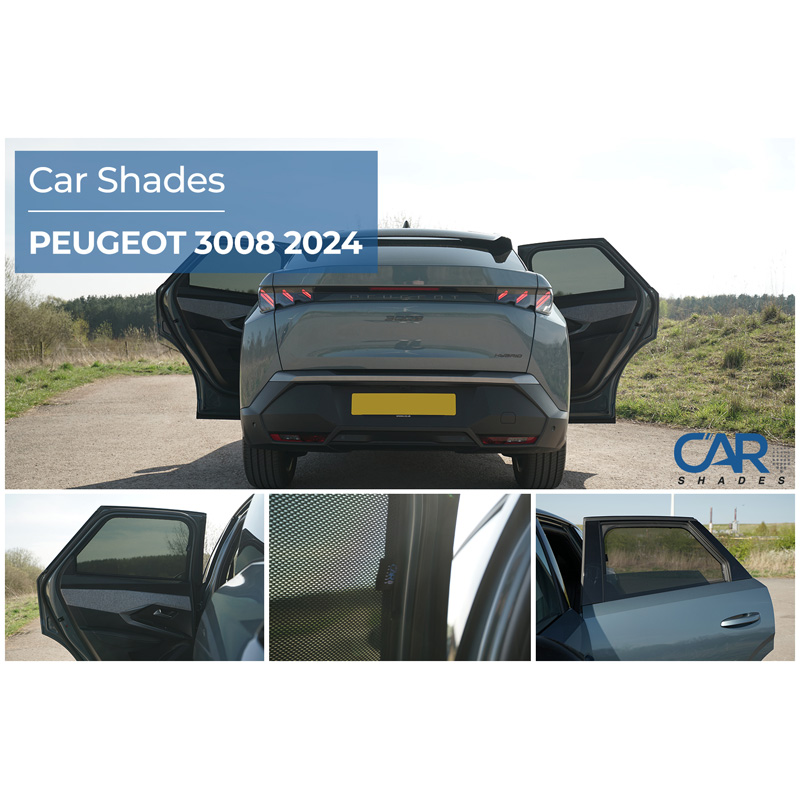 Set Car Shades (rear side doors)  Peugeot 3008 III 2024- (2-pieces)