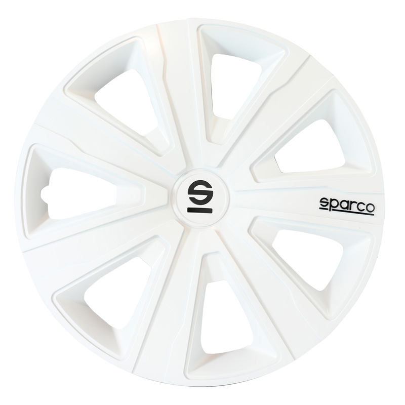 Sparco Wheel Covers Palermo - 16-inch - White - Set of 4 pieces