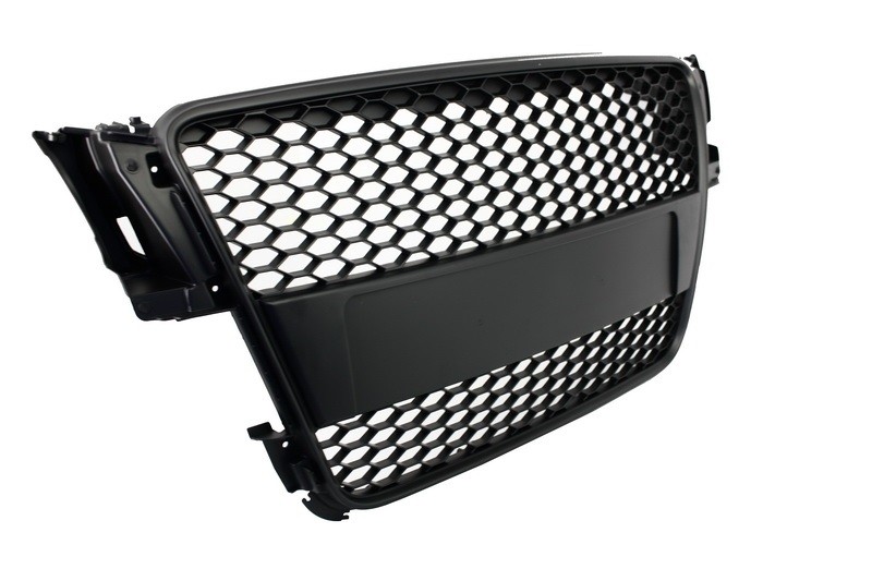 Grill Audi A5 8T (2007-2011) RS Design Matte Black Embleemloos