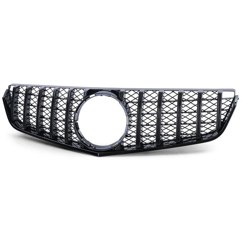Grill Mercedes C207 W207 A207 (2009-2012) Coupe Cabrio GT Look Glans Zwart