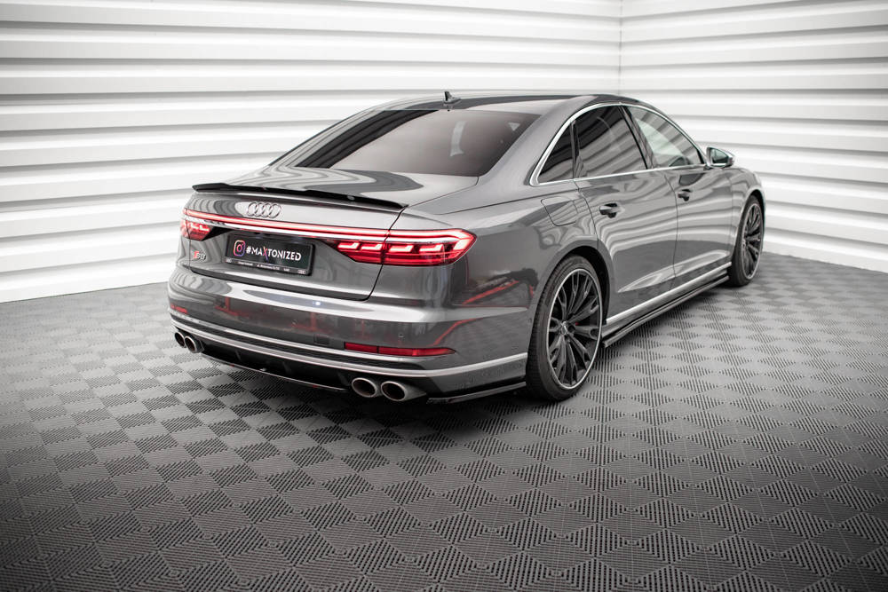 Zijdiffusers V.1 Audi S8 D5 Maxton Glans Zwart