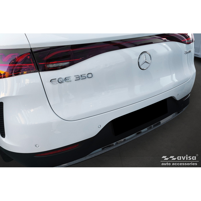 Stainless Steel Rear bumper protector  Mercedes EQE SUV (X294) 2022- 'Ribs'